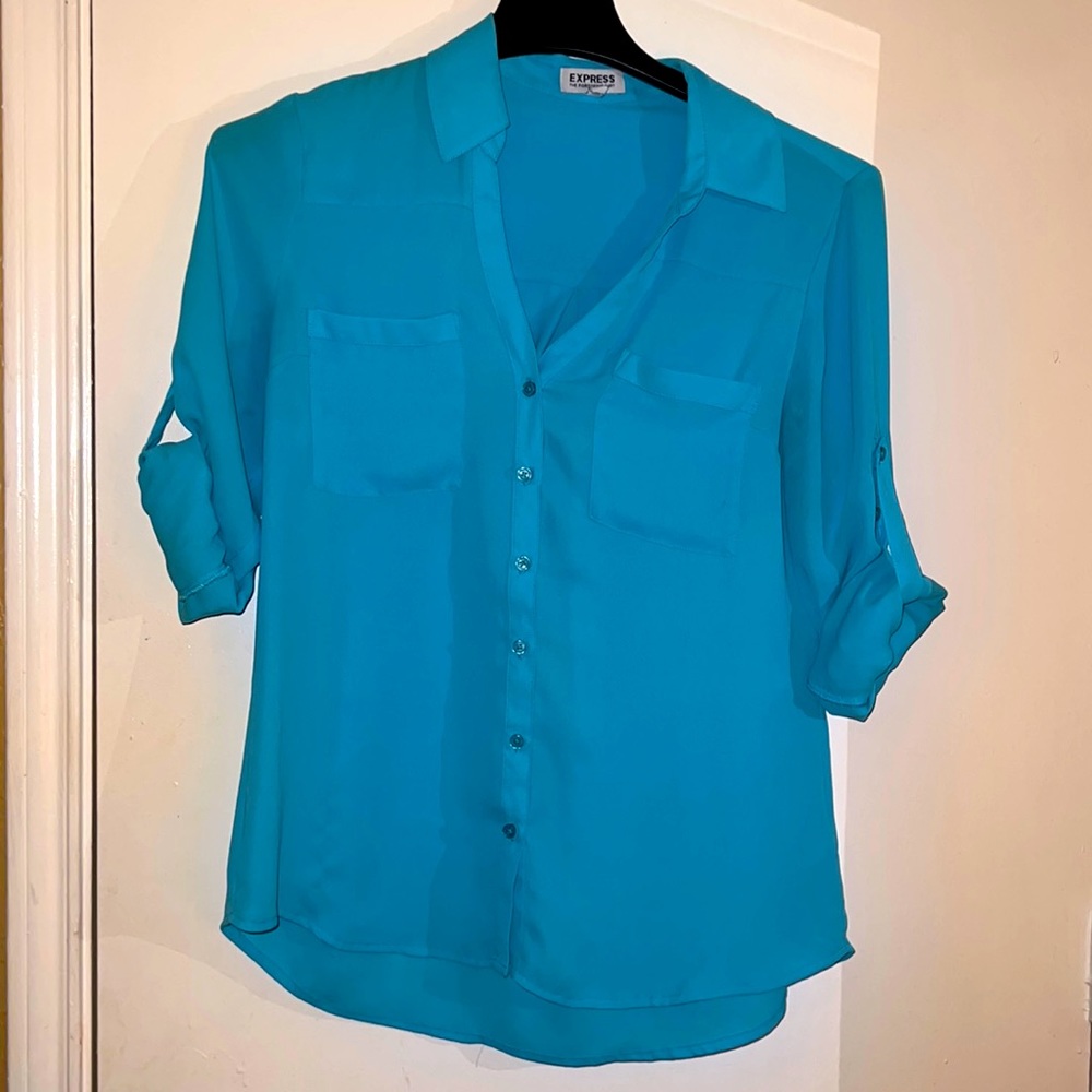 Express Long Sleeve Button Up